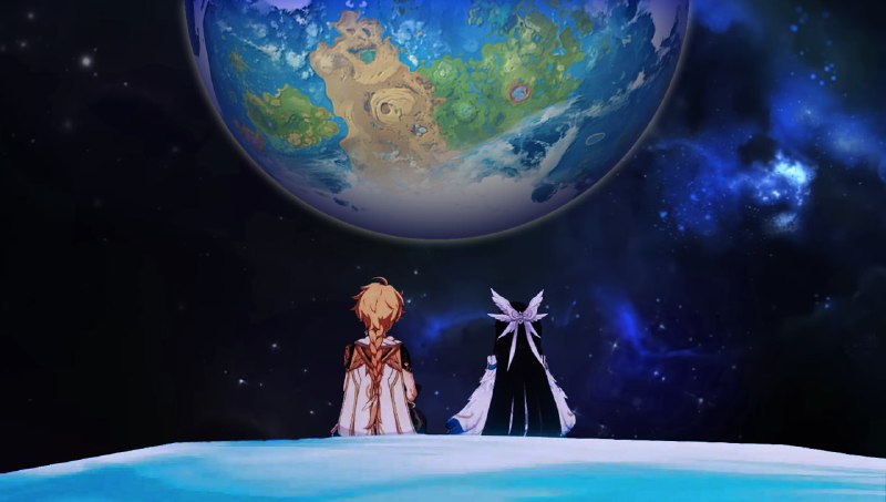 В сюжете 6.3 покажут вид на Тейват с Луны