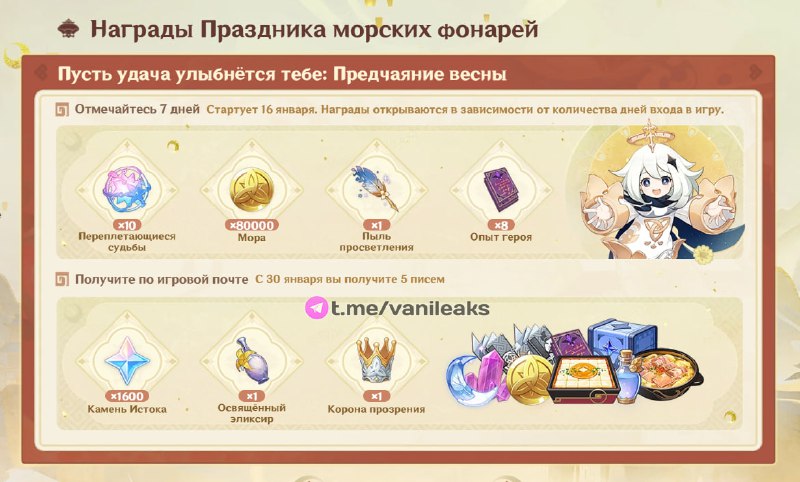 Расписание всех наград Праздника морских фонарей