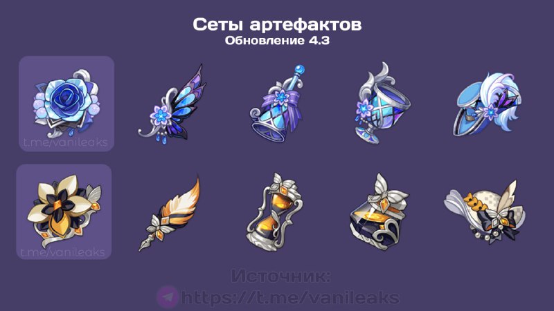 __TGEMOJIIMG__https://telegram.org/img/emoji/40/F09F8CB8.png|||__ENDEMOJI____TGEMOJIIMG__https://telegram.org/img/emoji/40/F09F8CBA.png|||__ENDEMOJI__Новые сеты артефактов