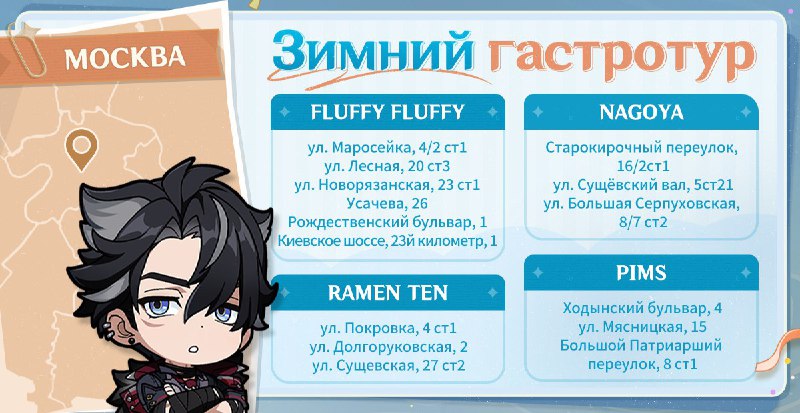 Коллаборация Genshin Impact x Яндекс.Еда