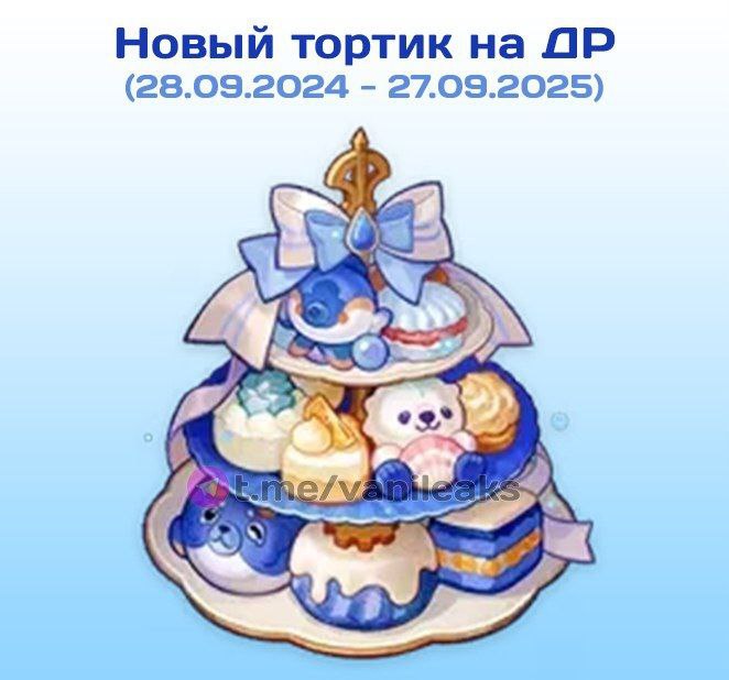 Новый тортик на День Рождения