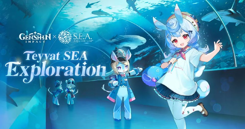 Коллаборация Genshin Impact х S.E.A. Aquarium